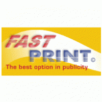 Fast Print Logo Vector