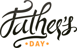 Father's Day Logo PNG Vector