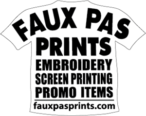 Faux Pas Prints Logo PNG Vector