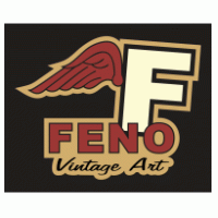 Feno Vintage Art Logo Vector