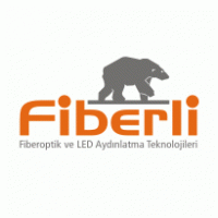 fiberli fiberoptik ve led aydinlatma Logo Vector