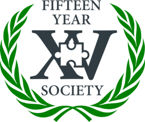 Fifteen Years Society Logo PNG Vector