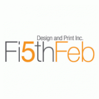 FifthFeb Design Studio Logo PNG Vector