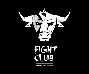 Fight Club Bull Logo PNG Vector