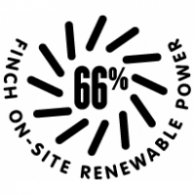 Finch On-Site Renewable Power Logo Vector