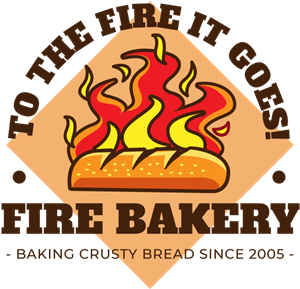 Fire bakery mascot Logo PNG Vector