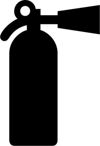 FIRE EXTINGUISHER SIGN Logo PNG Vector