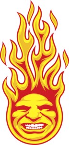 Fire Giant Logo PNG Vector
