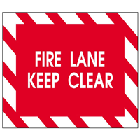 FIRE LANE KEEP CLEAR Logo Vector
