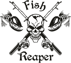 Fish Reaper Logo PNG Vector