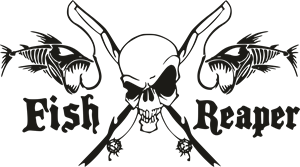 Fish Reaper Logo Vector
