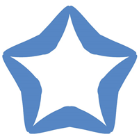 FIVE POINT STAR ELEMENT Logo Vector