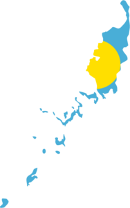 Flag map of Palau Logo PNG Vector