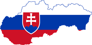 Flag map of Slovakia Logo PNG Vector