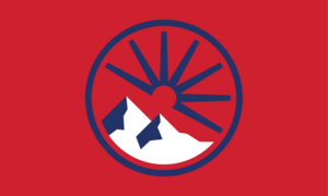 Flag of American Fork, Utah Logo PNG Vector