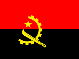 Flag of Angola Logo PNG Vector