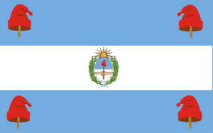Flag of Argentinian Malvinas Logo PNG Vector