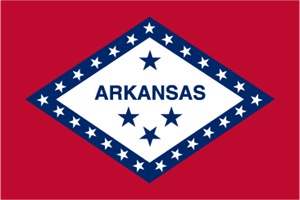 FLAG OF ARKANSAS Logo Vector