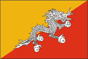 FLAG OF BHUTAN Logo PNG Vector