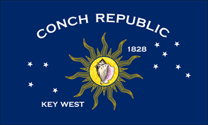 Flag of Conch Republic Logo PNG Vector
