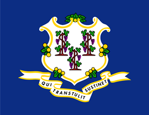 FLAG OF CONNECTICUT Logo PNG Vector