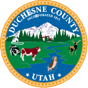 Flag of Duchesne County, Utah Logo PNG Vector