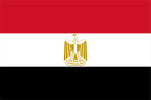 Flag of Egypt Logo PNG Vector