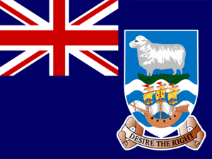 Flag of Falkland Islands Logo PNG Vector