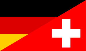 Flag of Germany and Switzerland Logo PNG Vector