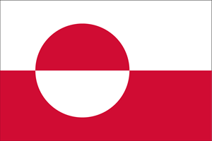 Flag of Greenland Logo Vector