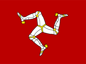Flag of Isle of Man Logo PNG Vector