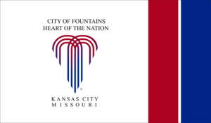 Flag of Kansas City, Missouri (1992-1995) Logo PNG Vector