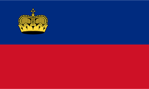 Flag of Liechtenstein Logo PNG Vector