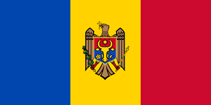 Flag of Moldova Logo Vector