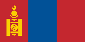 Flag of Mongolia Logo Vector