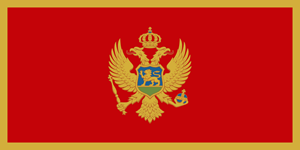 Flag of Montenegro Logo Vector
