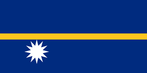 Flag of Nauru Logo PNG Vector
