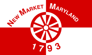 Flag of New Market, Maryland Logo PNG Vector
