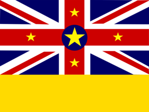 Flag of Niue Logo PNG Vector