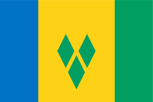 Flag of Saint Vincent and the Grenadines Logo Vector