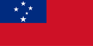 Flag of Samoa Logo PNG Vector