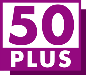 Flag of the 50PLUS Logo PNG Vector