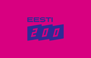 Flag of the Estonia 200 Logo PNG Vector