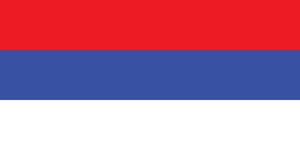 Flag of the Republika Srpska Logo Vector