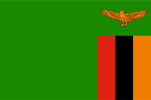 Flag of Zambia Logo Vector
