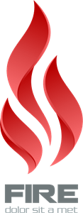 Flame Logo PNG Vector