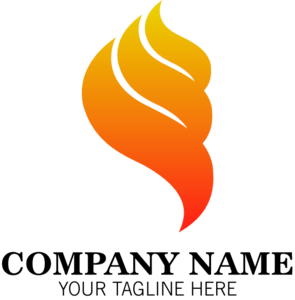 Flaming Business Company Logo PNG Vector