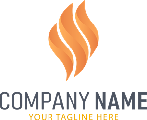 Flaming Company Logo Vector