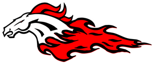 Flaming Horse Logo PNG Vector