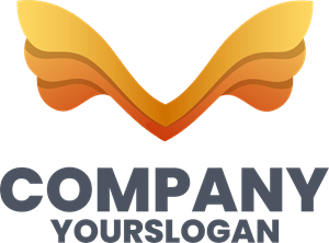 Flaming Wings Company Logo Vector